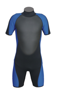 ADS015 Manufactured short-sleeved wetsuit style Custom-made one-piece wetsuit style 3MM Design wetsuit style Wetsuit workshop side view